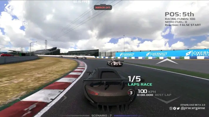 Project: RACER android App screenshot 1