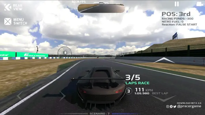 Project: RACER android App screenshot 2