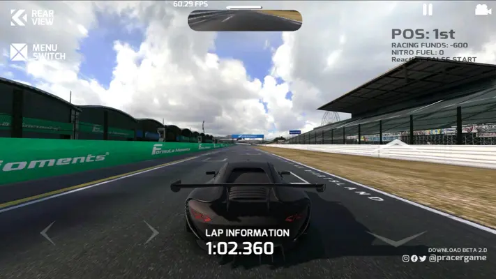 Project: RACER android App screenshot 3